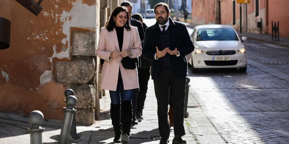 Paco Núñez estuvo en Cuenca apoyando a la candidata Bea Jiménez.