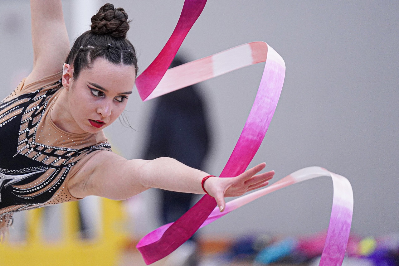 Una actuación destacada en el Trofeo Nacional de gimnasia rítmica.