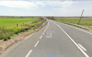 Carretera de Ocaña, en el término municipal de Toledo.