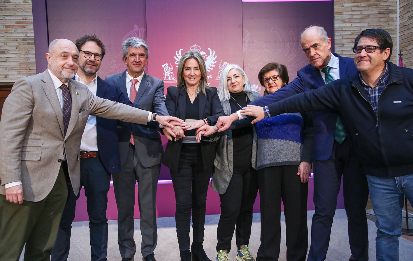 Milagros Tolón, durante la presentación del plan de revitalización que regulará la instalación de pisos turísticos en el casco histórico de Toledo.