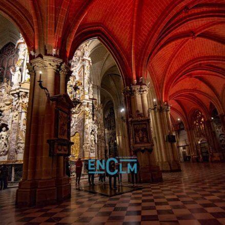 La Catedral de Toledo, por la noche. Realmente impresionante. Foto: Rebeca Arango.