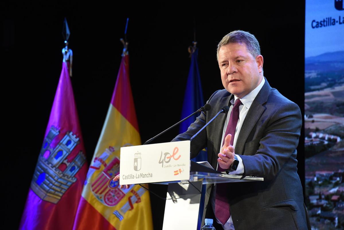 Emiliano Garcia-Page, presidente de Castilla-La Mancha