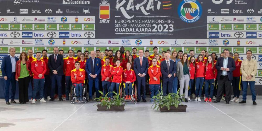 Presentación del Campeonato Europeo de Karate y Parakarate en Guadalajara