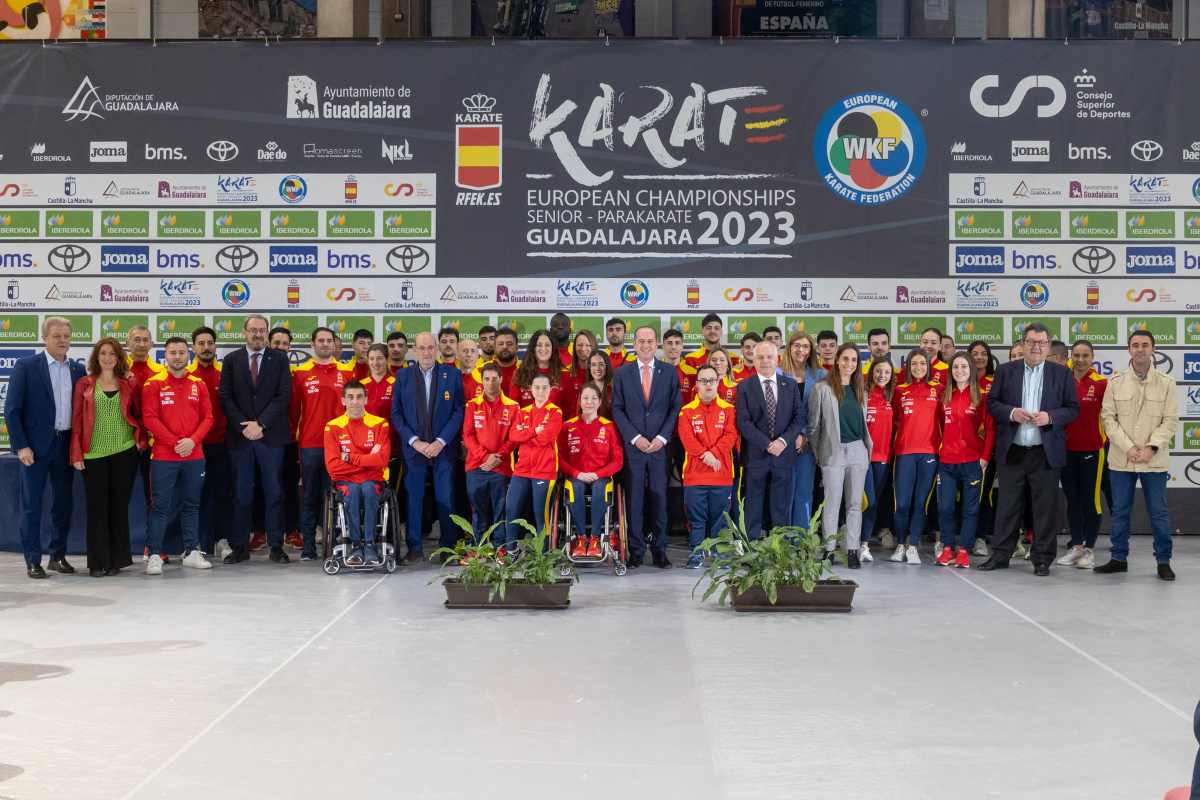 Presentación del Campeonato Europeo de Karate y Parakarate en Guadalajara