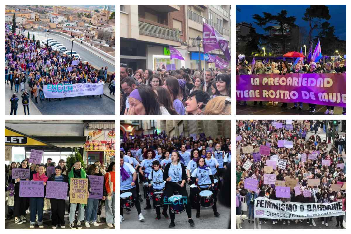 Manifestaciones en las principales ciudades de Castilla-La Mancha.