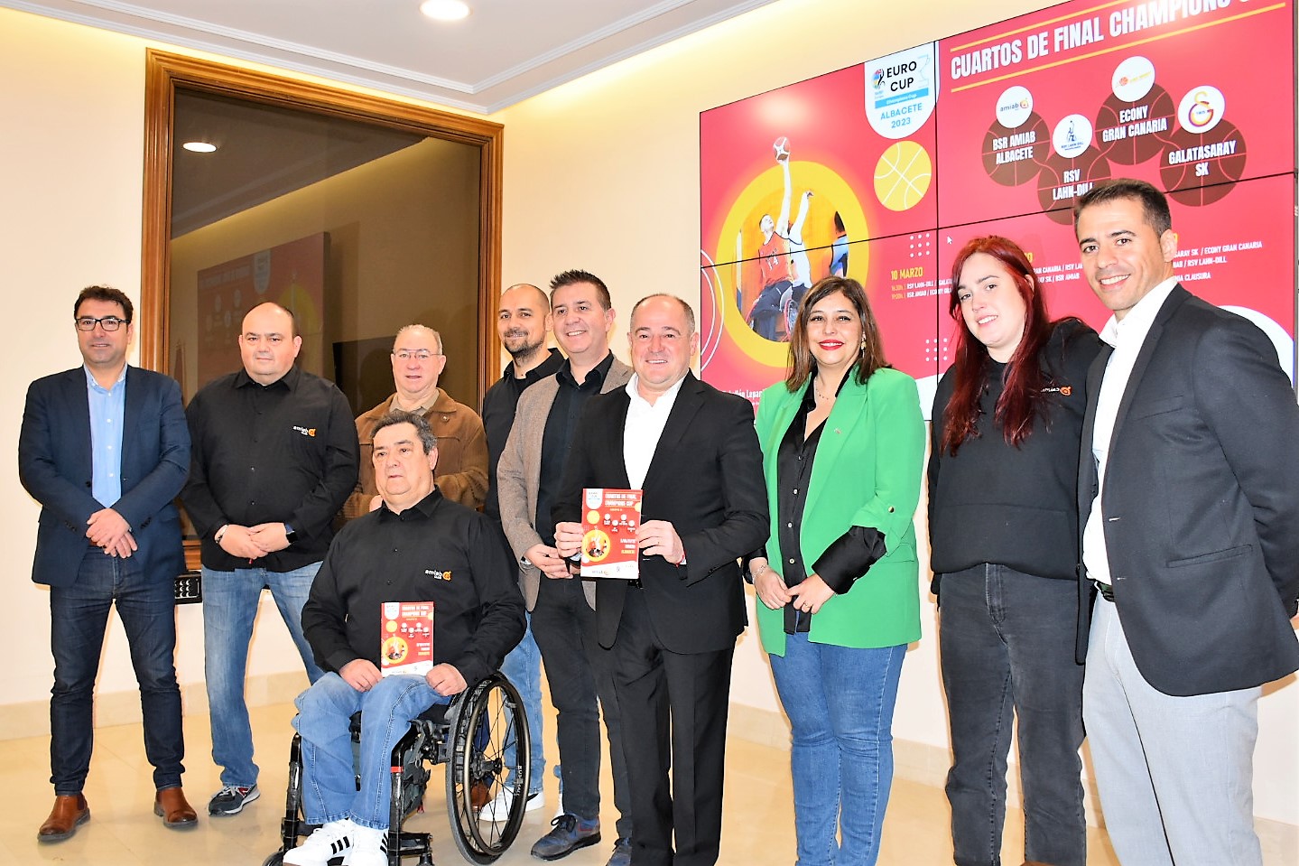 Presentación de los cuartos de final de la "Champions Cup", que se jugará en Albacete.