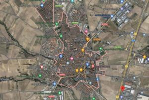 Illescas y comarca, una zona con mucha luz solar. Imagen: Google Maps.
