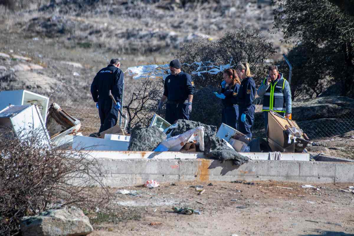 Aún hay que confirmar por ADN que los restos son de Pilar. Foto: EFE/Ismael Herrero.