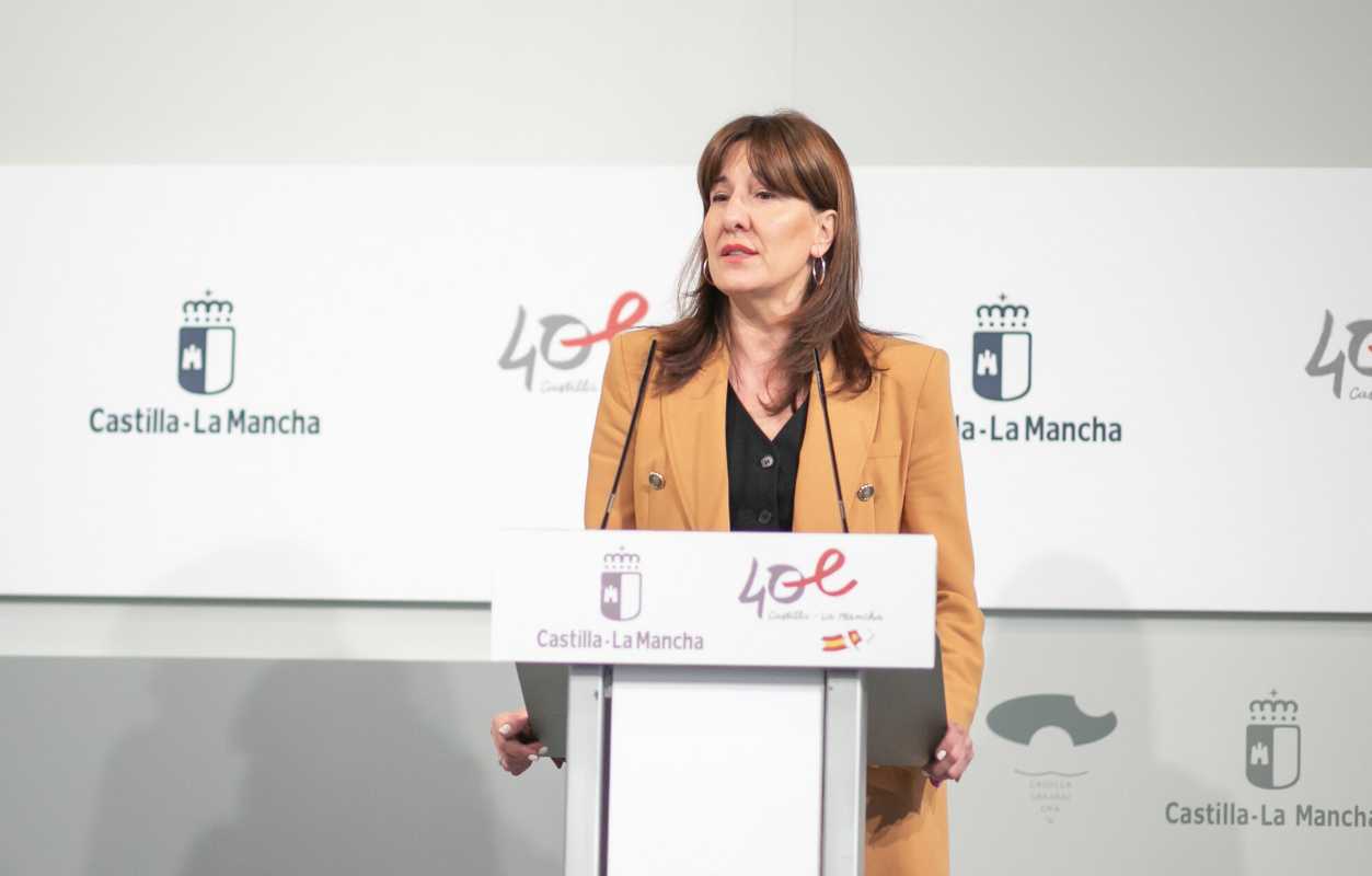 La portavoz del Gobierno y consejera Igualdad, Blanca Fernández.