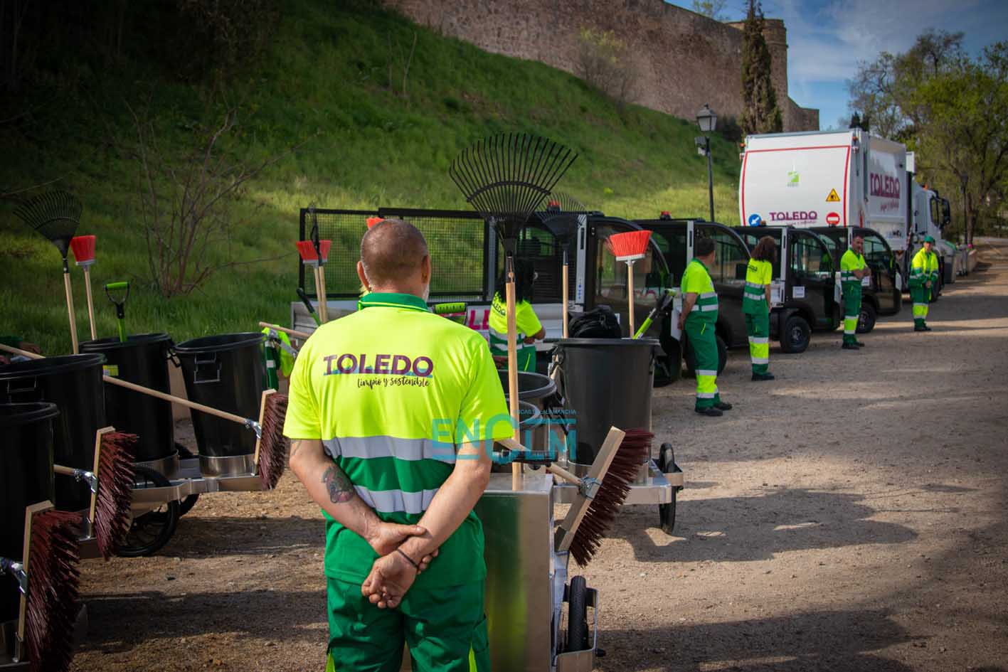 Alguna de la nueva maquinaria que veremos por las calles de Toledo. Foto: Diego Langreo Serrano.