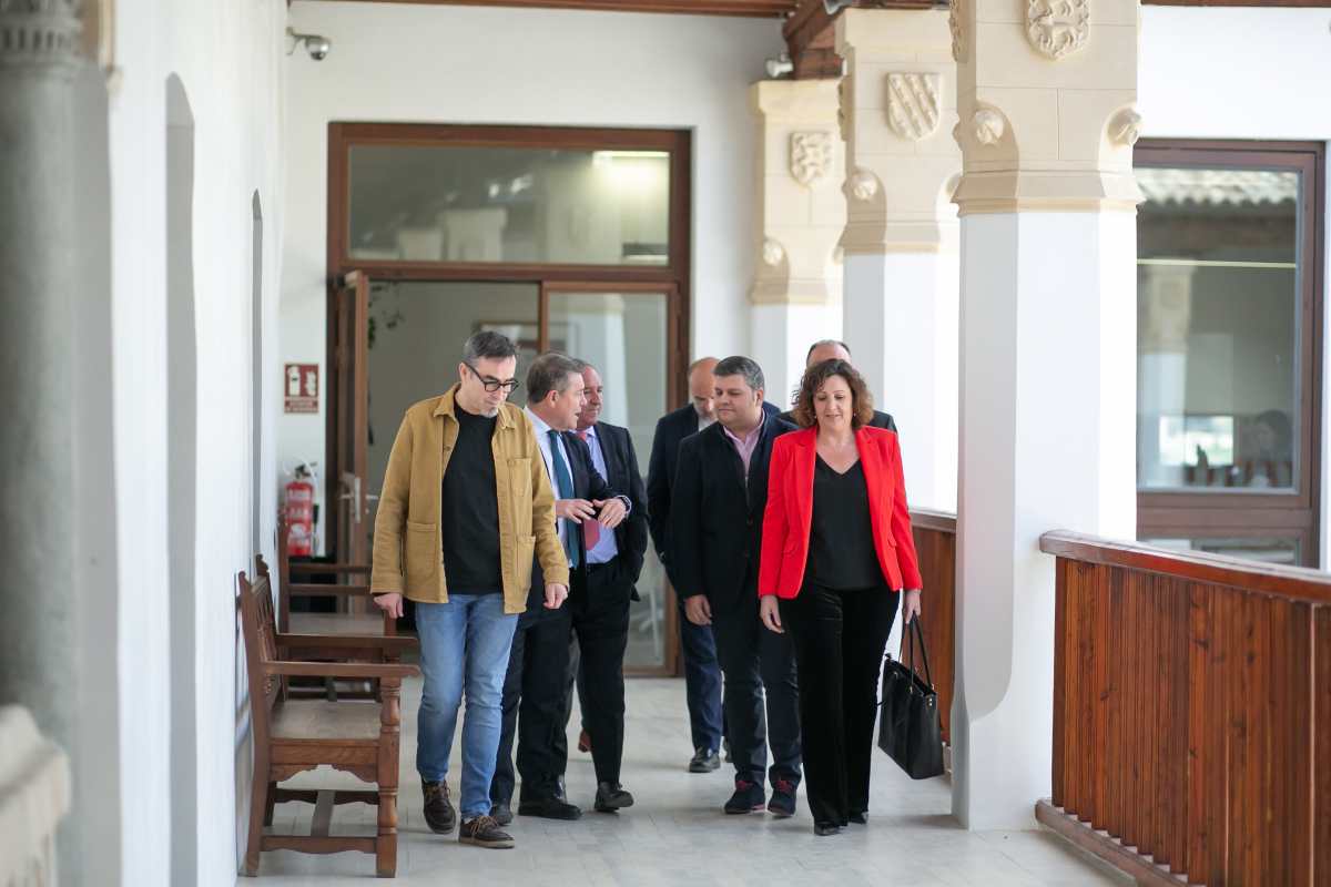 Paco de la Rosa, Emiliano García-Page, Ángel Nicolás, Luis Manuel Monforte y Patricia Franco.