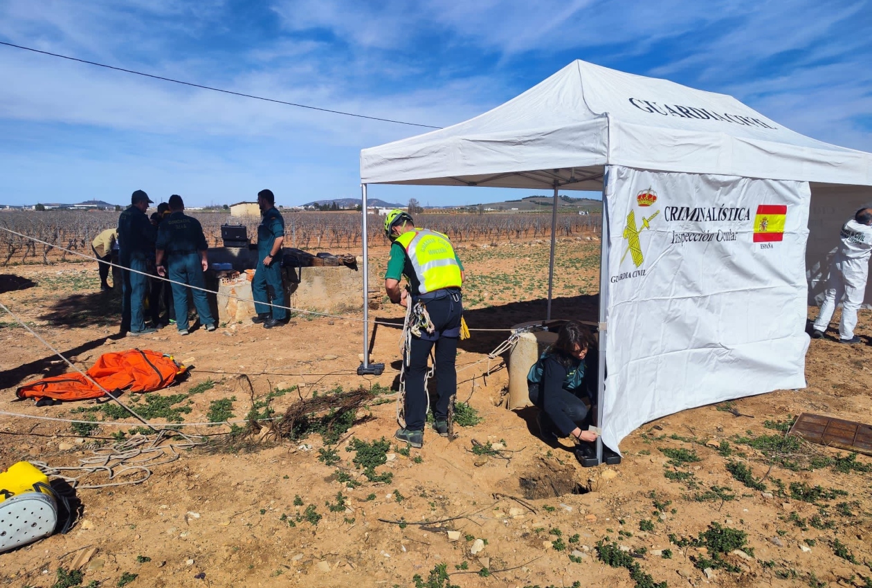 Dispositivo de búsqueda en la finca de Valdepeñas (Ciudad Real).