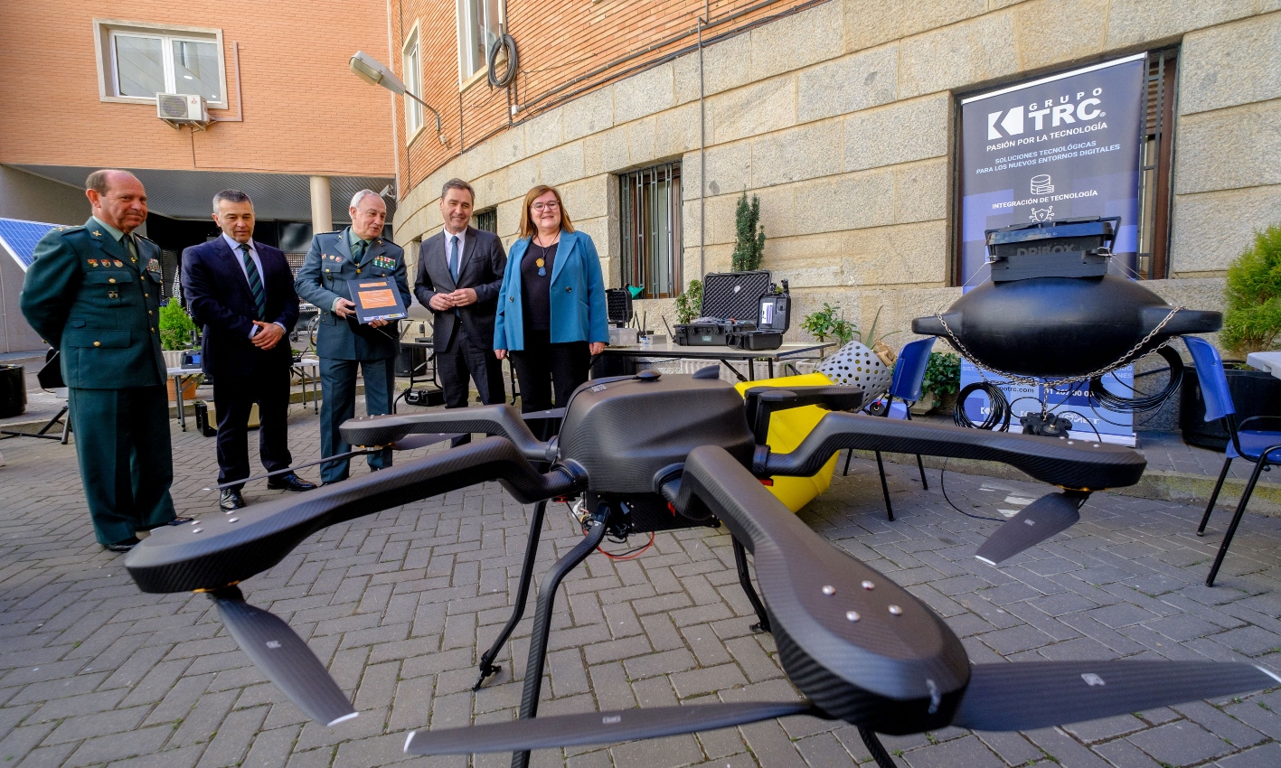 Presentación de prototipos para mejorar la labor del instituto armado en el medio rural, en Albacete. EFE/ Manu.