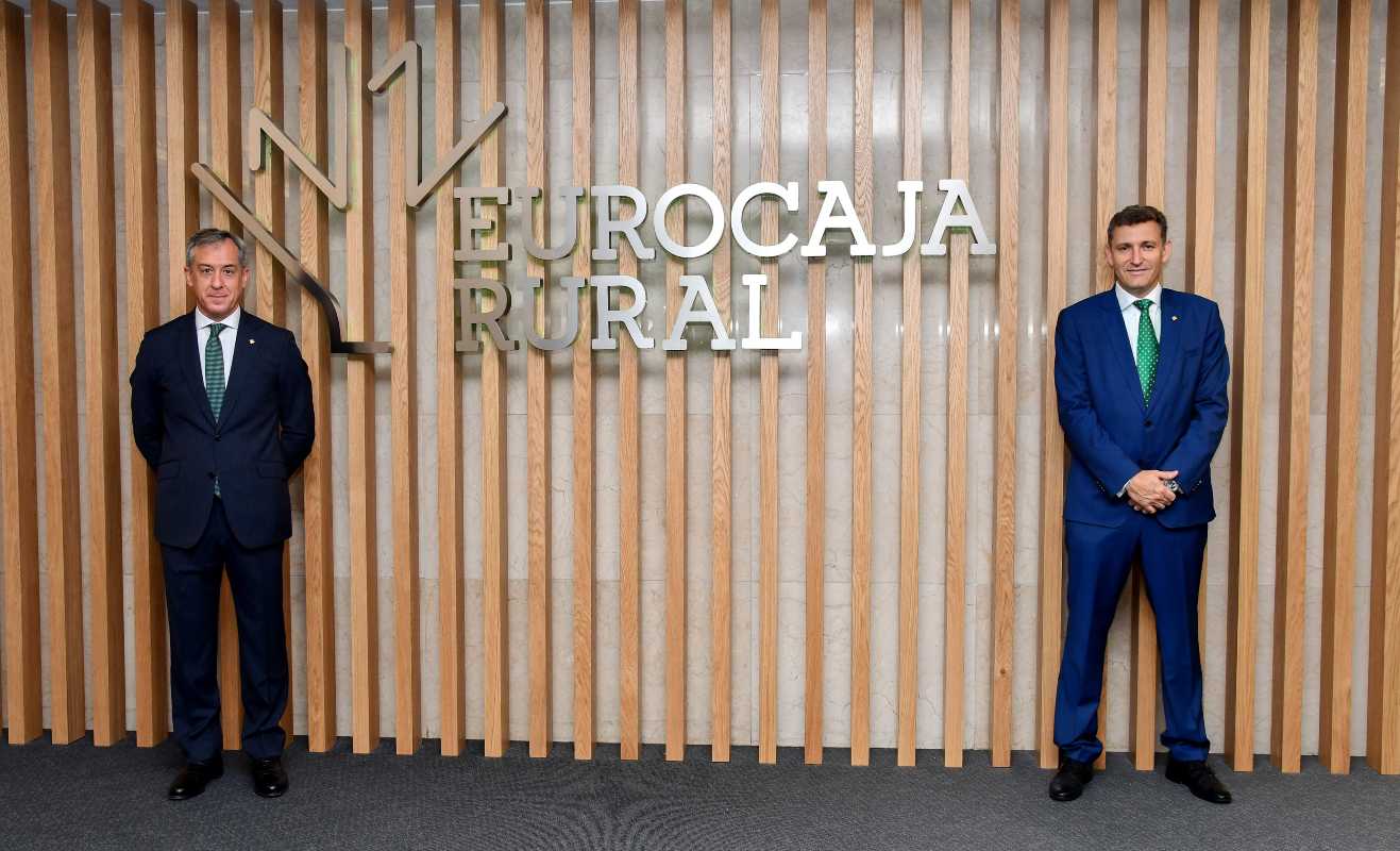 Javier López Martín y Víctor Manuel López, presidente y director general de Eurocaja Rural.