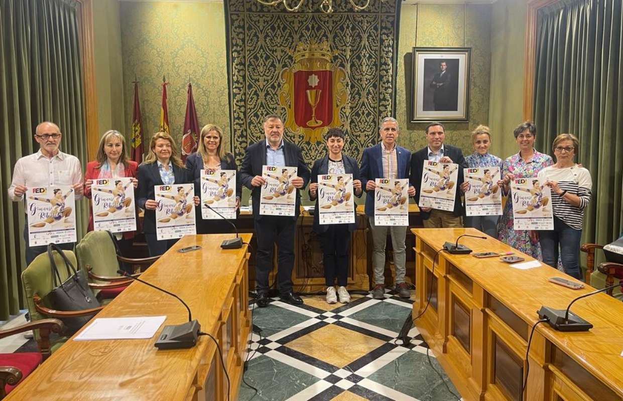 Presentación del Campeonato de España de gimnasia rítmica en Cuenca. Foto: Fecam.