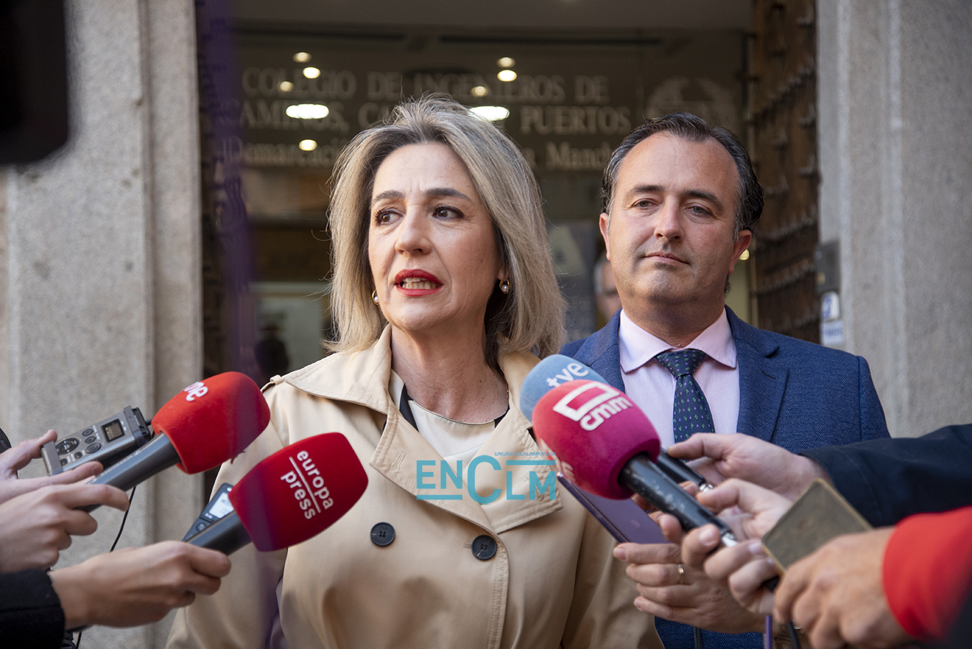 Inés Cañizares, candidata de Vox en la ciudad de Toledo. Foto: Rebeca Arango.