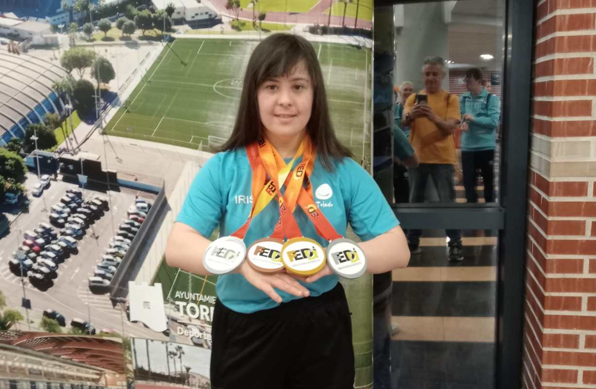 Iris Agudo ya lleva logradas 12 medallas internacionales.