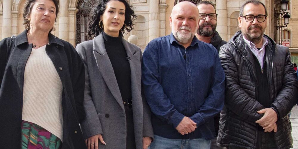 Olga Ávalos, Irene Arcalá, Txema Fernández y Juan Ramón Crespo. Foto: Rebeca Arango.