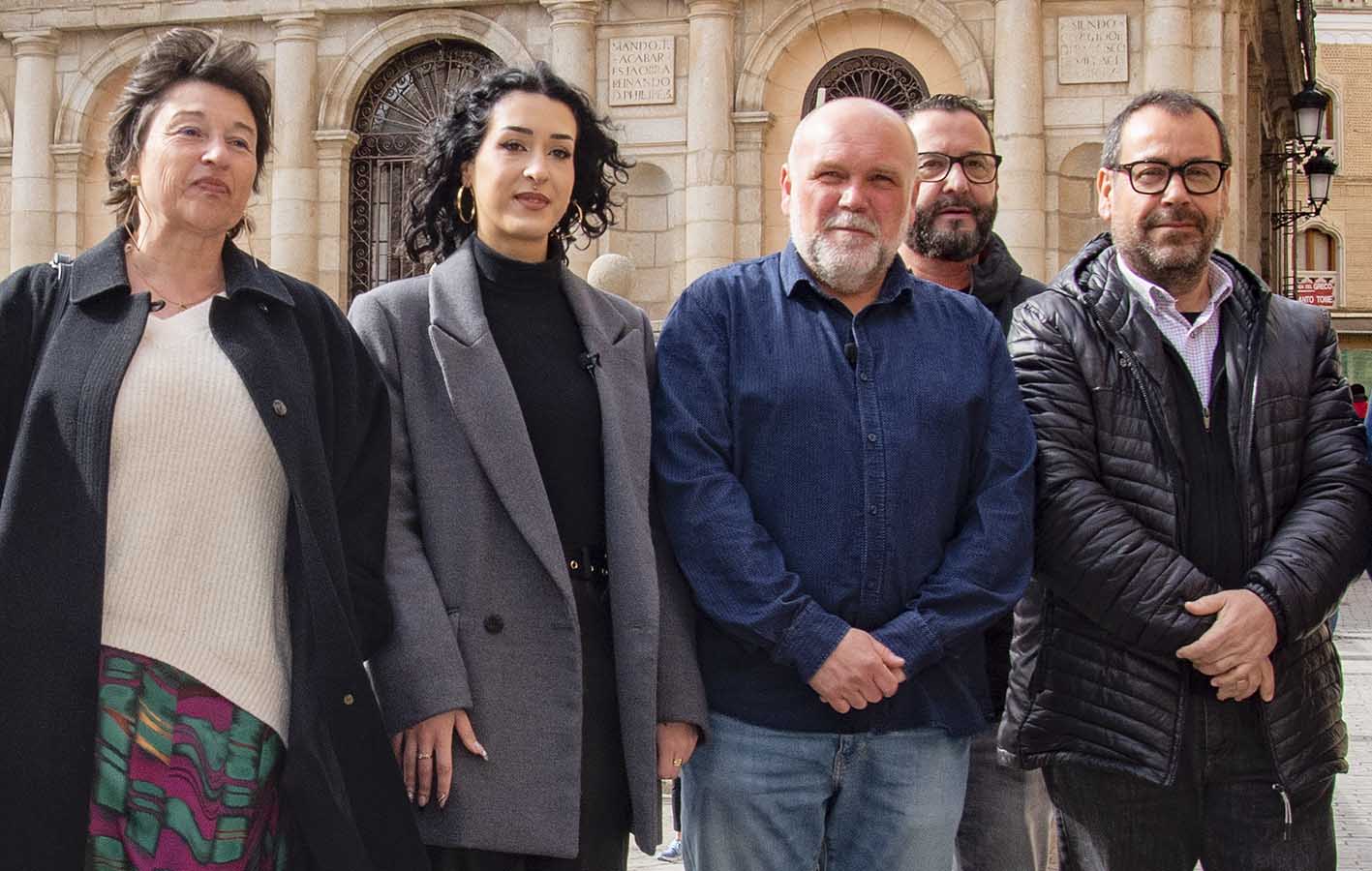 Olga Ávalos, Irene Arcalá, Txema Fernández y Juan Ramón Crespo. Foto: Rebeca Arango.