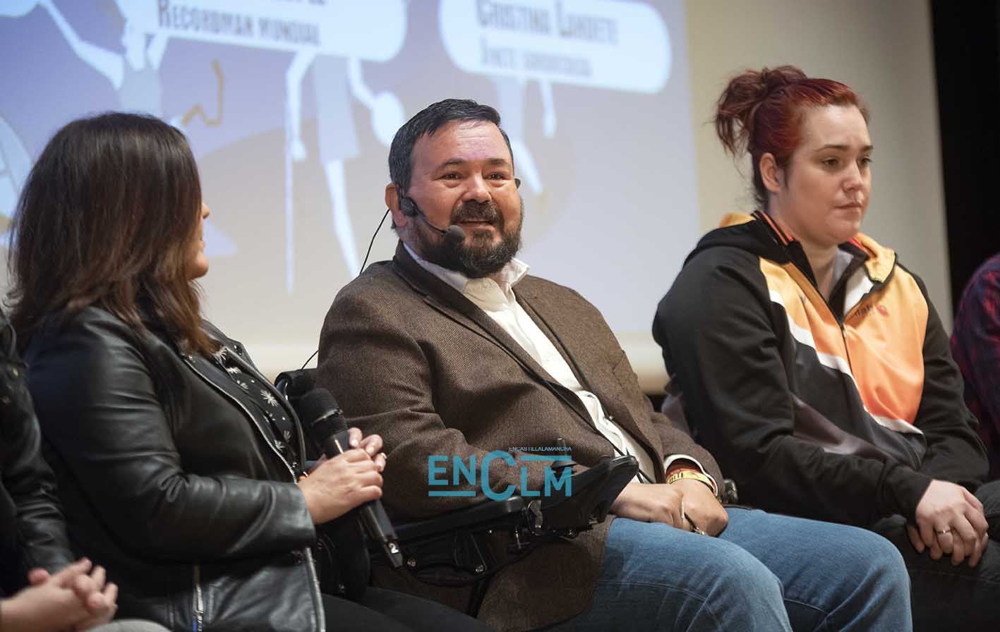 Juan Ramón Amores, alcalde de La Roda, durante la II Jornada: "Rompiendo barreras en el deporte de CLM".