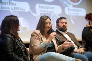 La viceconsejera, Ana Muñoz, en la II Jornada "Rompiendo Barreras en el Deporte de CLM".