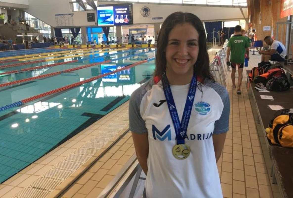Laura Cabanes, cuando se proclamó campeona de España en la categoría de 16 años, el año pasado. Foto: Laura Cabanes.