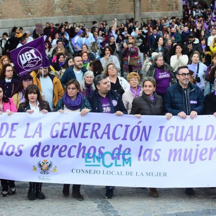 Foto de archivo de la manifestación del 8M de Toledo de 2023. Foto: ENCLM / Rebeca Arango