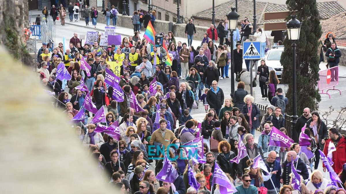 Manifestación del 8M en Toledo. Foto: Rebeca Arango.