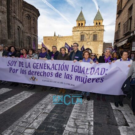 Manifestación el 8M 2023 en Toledo. Foto: Rebeca Arango.