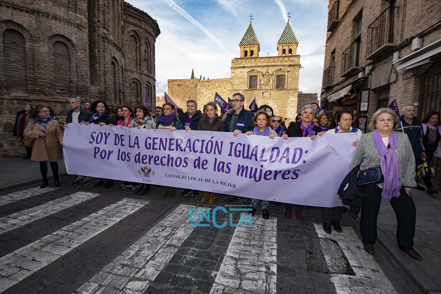 Manifestación el 8M 2023 en Toledo. Foto: Rebeca Arango.