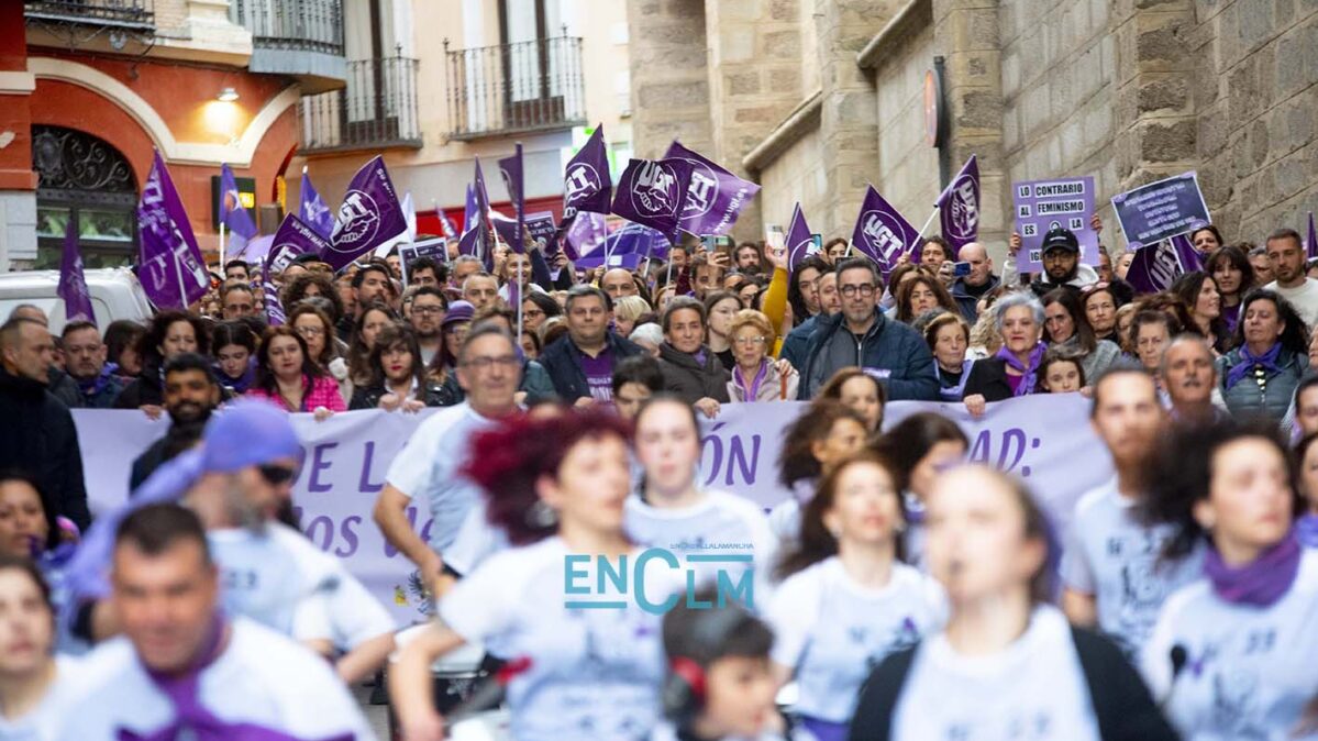 Manifestación el 8M 2023 en Toledo. Foto: Rebeca Arango.