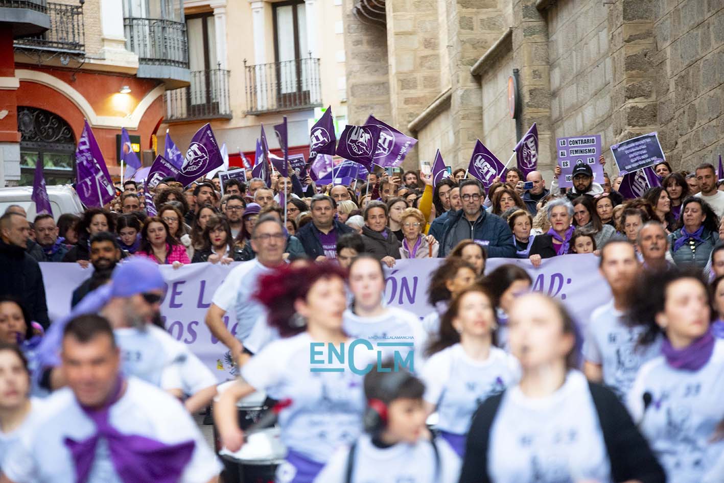 Manifestación el 8M 2023 en Toledo. Foto: Rebeca Arango.