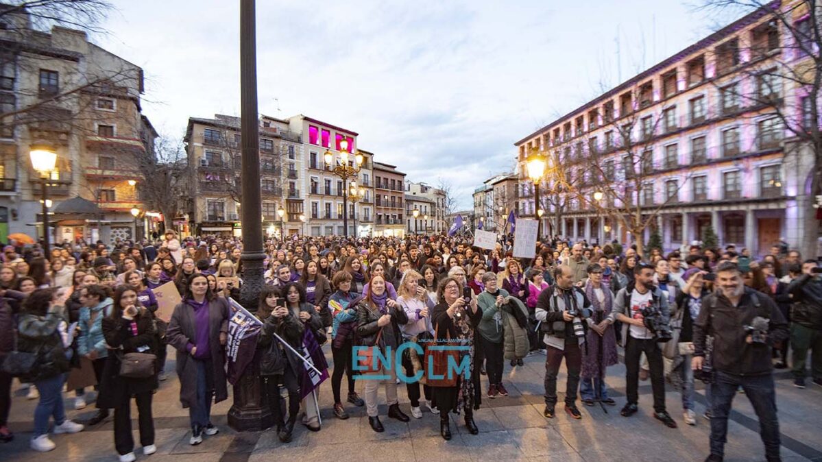 Manifestación el 8M 2023 en Toledo. Foto: Rebeca Arango.