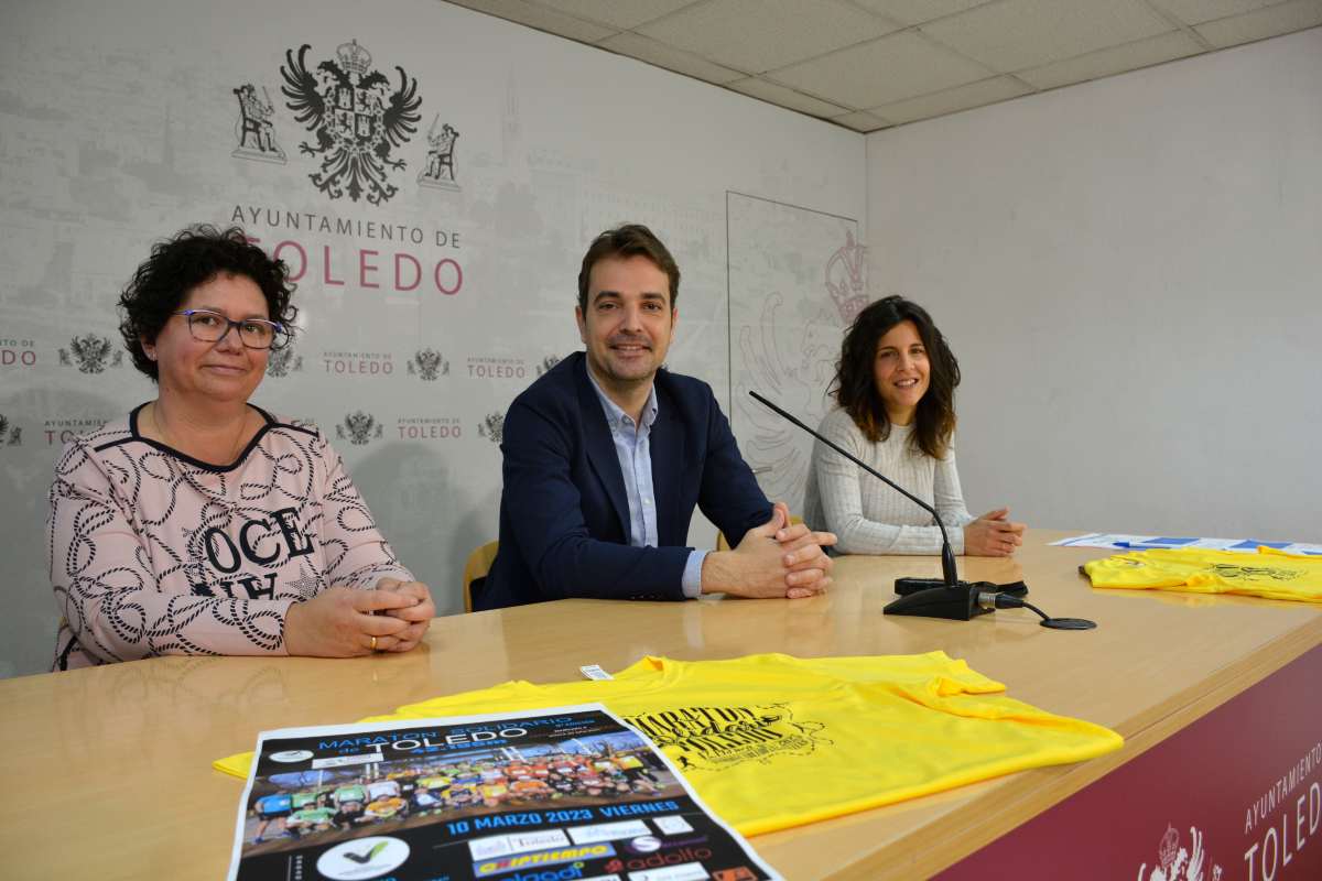 El concejal Pablo García presentó el maratón solidario organizado por el colegio Virgen del Carmen.