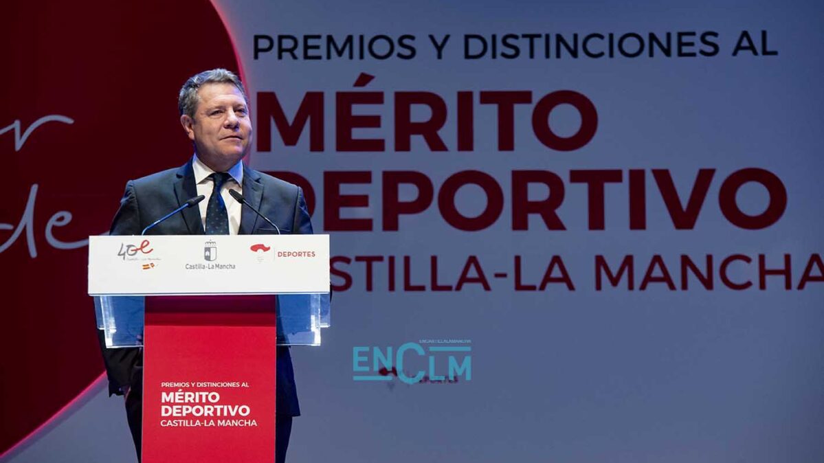 Emiliano García-Page presidió en Guadalajara la Gala de los Premios y Distinciones al Mérito Deportivo de CLM 2022.