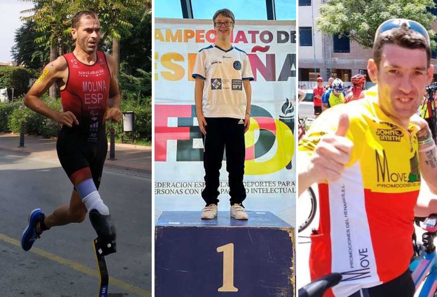El deporte adaptado en Guadalajara: tres exponentes que abanderan su salud.