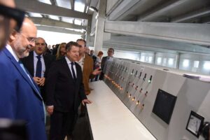 Page inauguró el primer ramal de la Tubería Manchega.