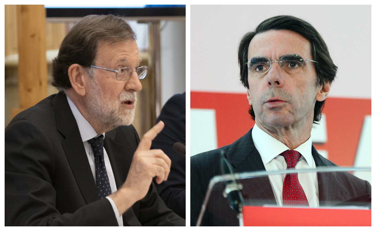 Mariano Rajoy y José María Aznar.