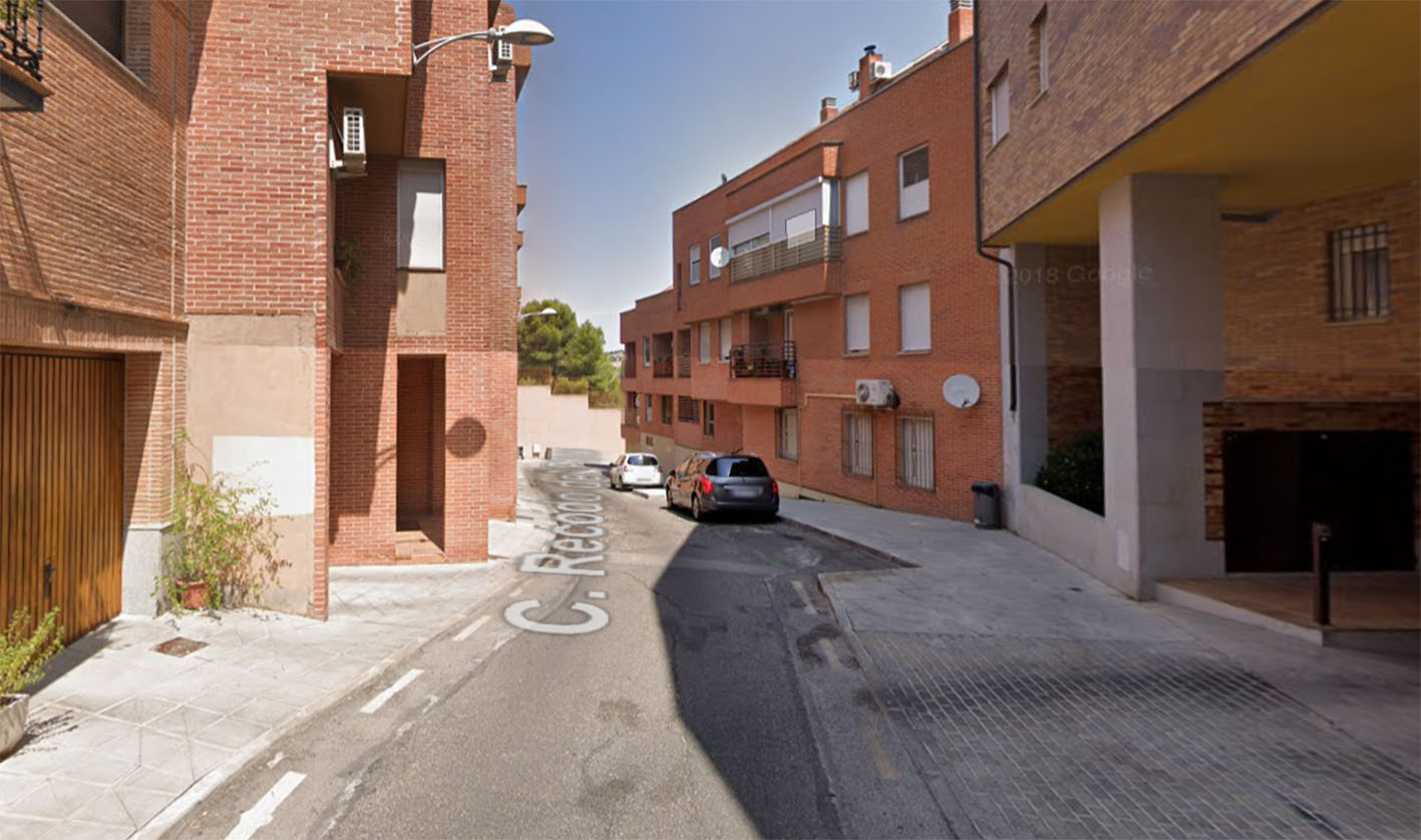 Calle Recodo del Pinar, en Toledo.
