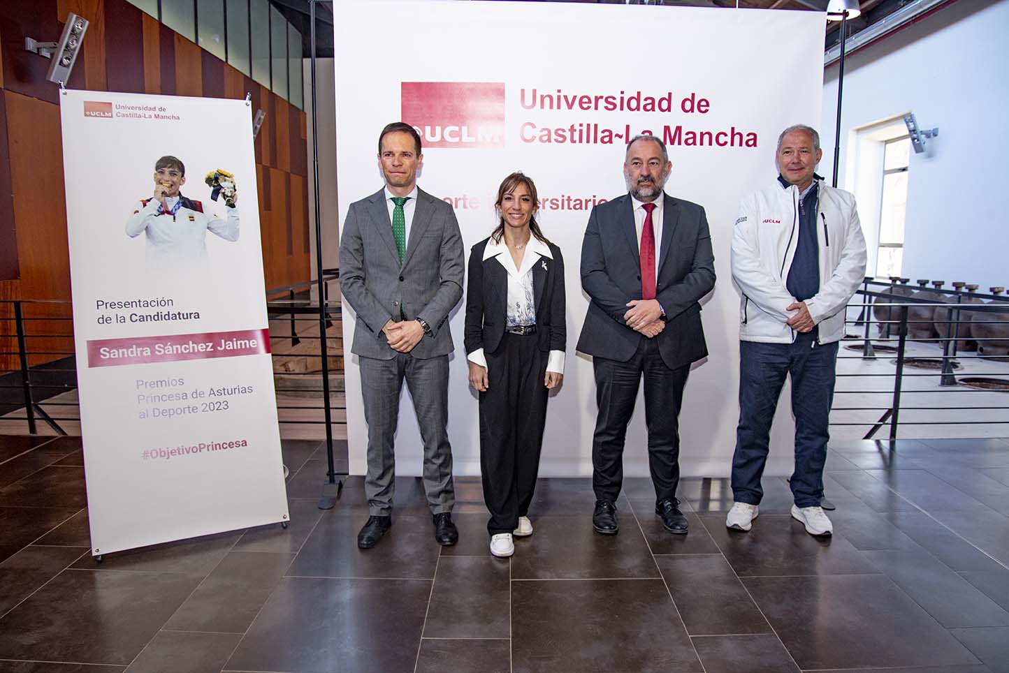 Presentación oficial de la candidatura de Sandra Sánchez al Princesa de Asturias del Deporte. Foto: Rebeca Arango.