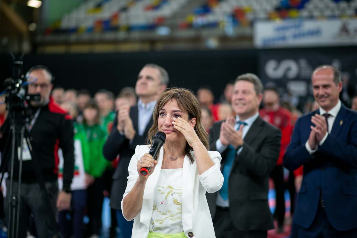 Homenaje a Sandra Sánchez en el Multiusos de Guadalajara.