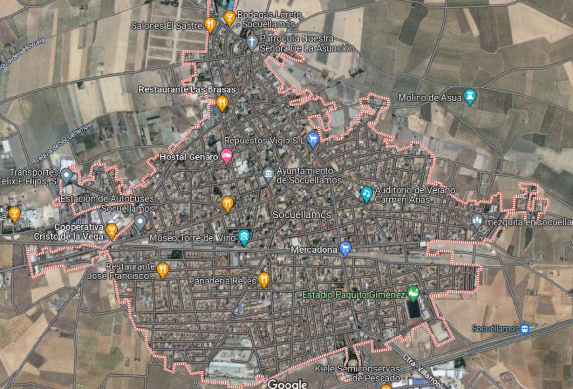 Había preocupación en los vecinos de Socuéllamos por los robos que se producían. Imagen: Google Maps.