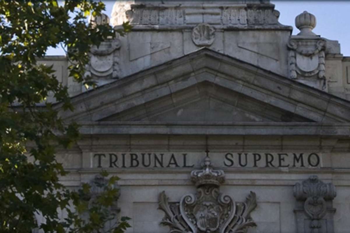 Fachada del Tribunal Supremo.