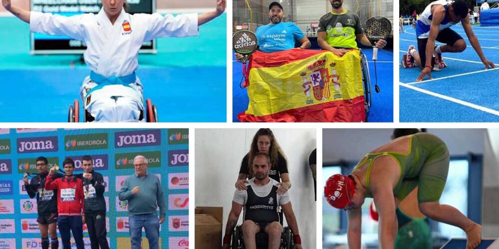 Campeones nacionales e internacionales en el deporte adaptado de Toledo.