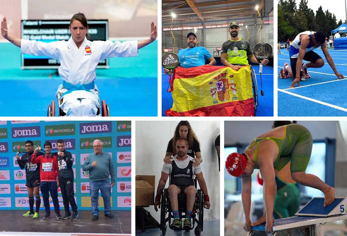 Campeones nacionales e internacionales en el deporte adaptado de Toledo.