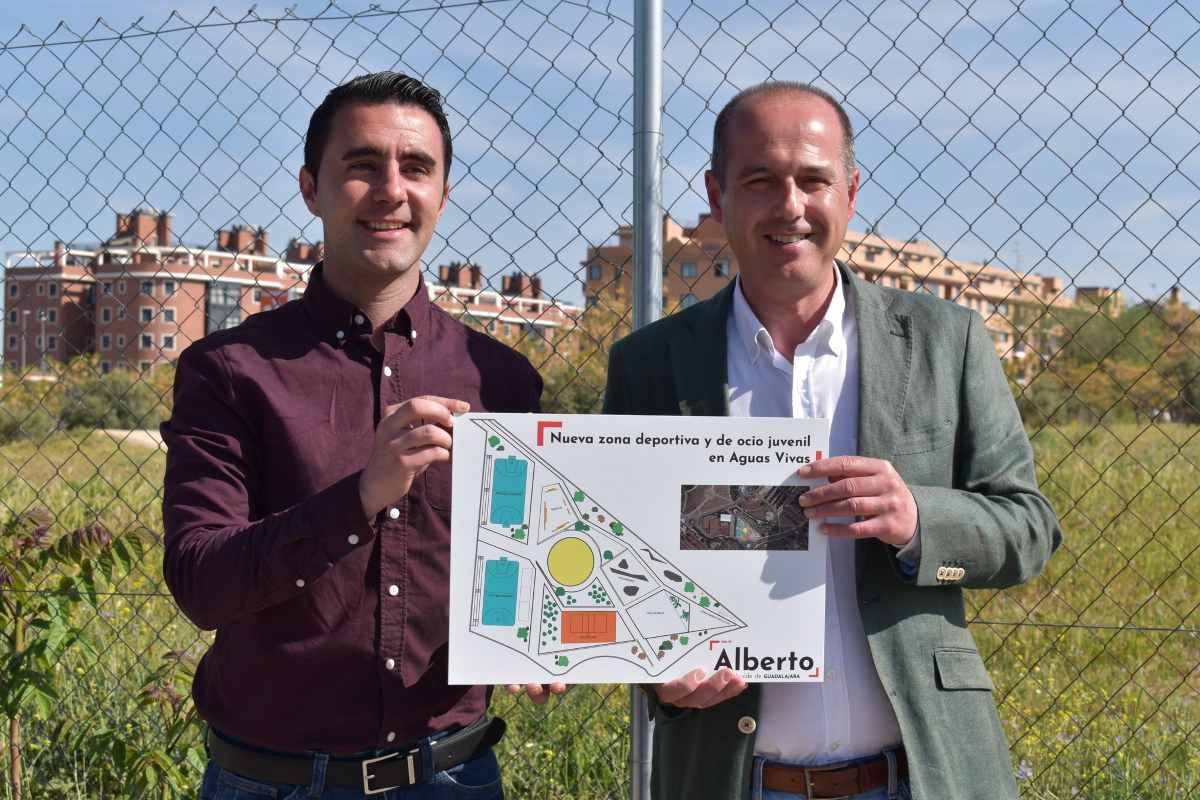 Alberto Rojo, candidato a la alcaldía del PSOE en Guadalajara y Juan Flores