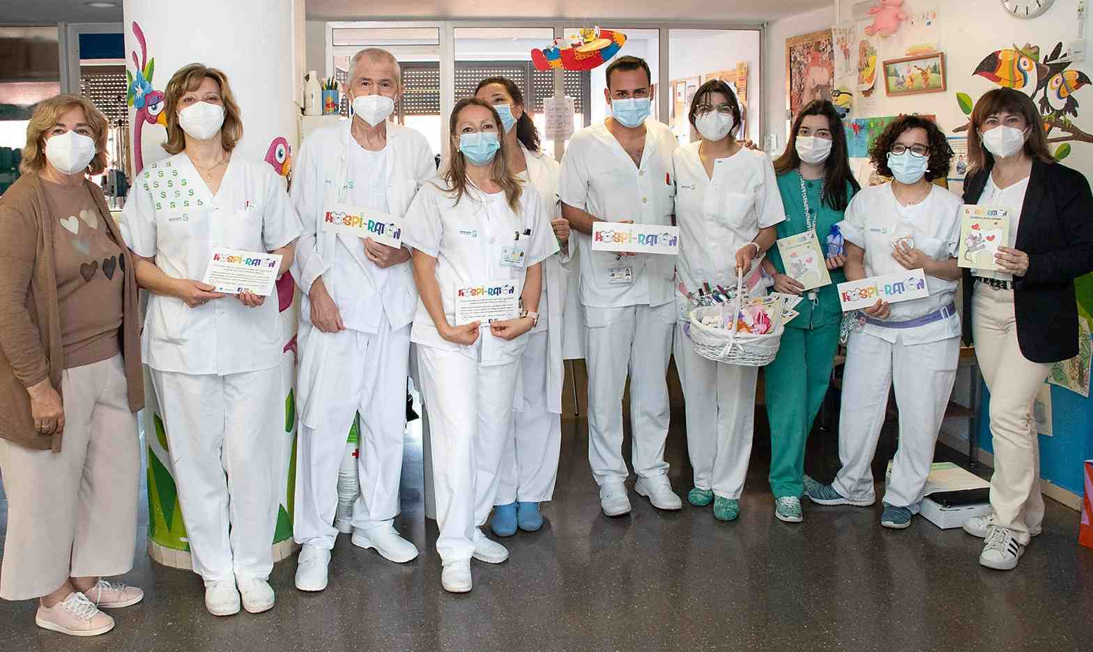 Asociación Hospi Ratón visita el Hospital Universitario de Guadalajara
