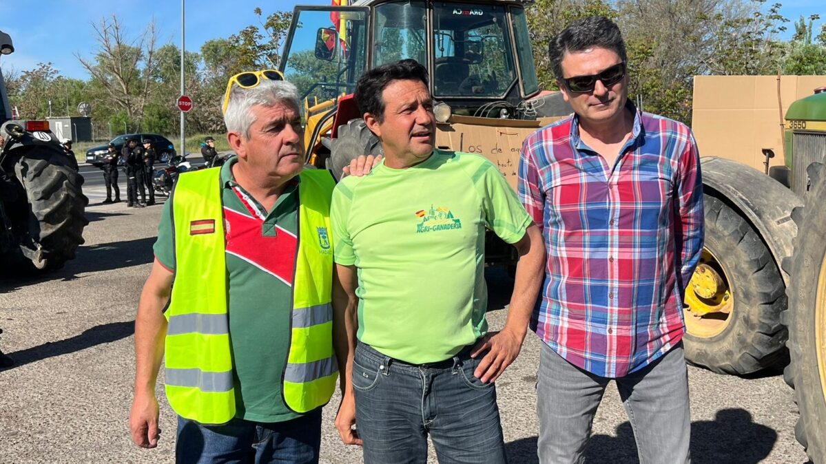 Manifestación de agricultores y ganaderos de Guadalajara