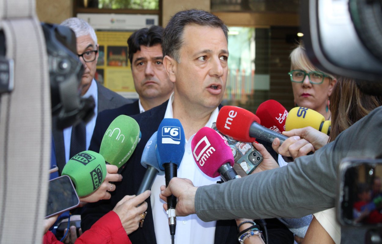 El candidato del PP a la Alcaldía de Albacete, Manuel Serrano.