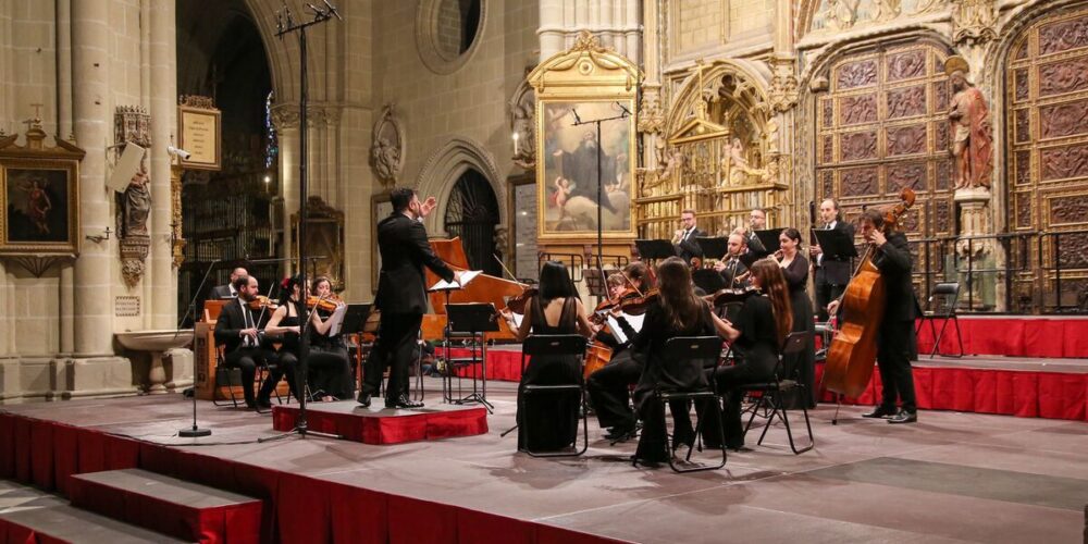 Concierto de Javier Ulises Illán y Nereydas, en la Catedral de Toledo.